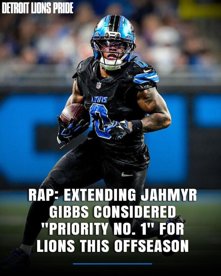 Jahmyr Gibbs Extension Takes Center Stage as Lions’ Top Offseason Mission…
