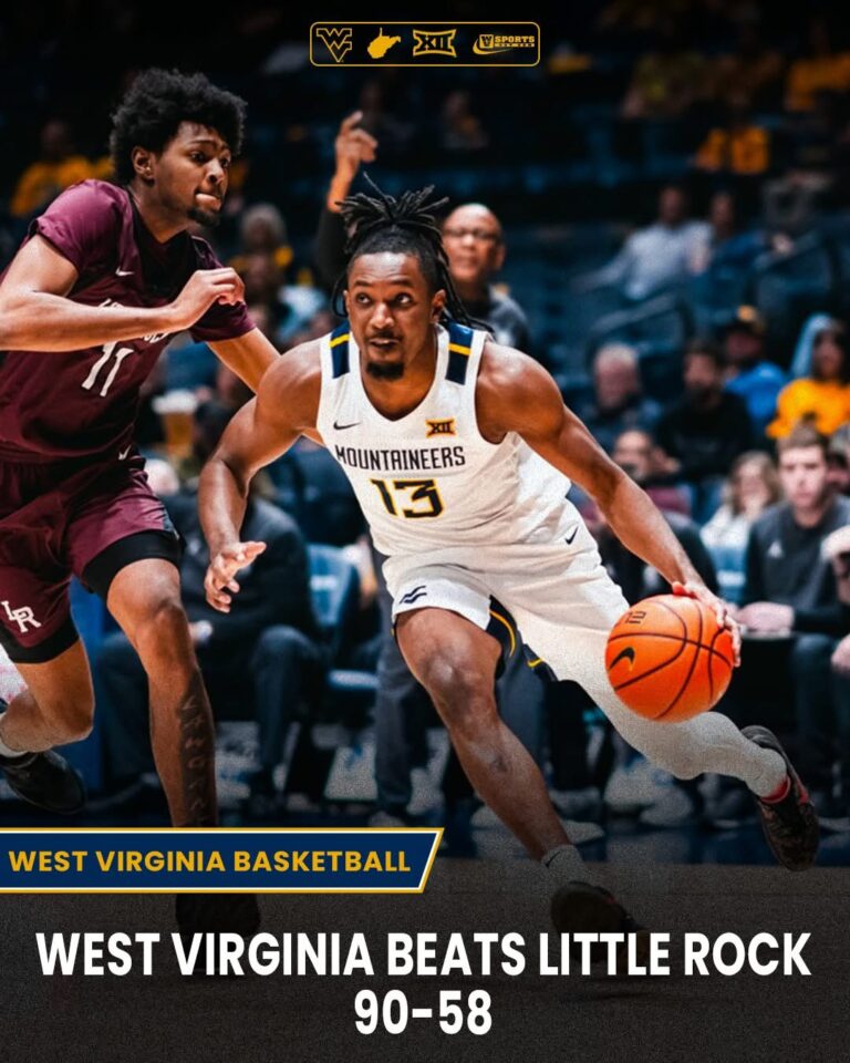 West Virginia Trashed Little Rock 90-58…