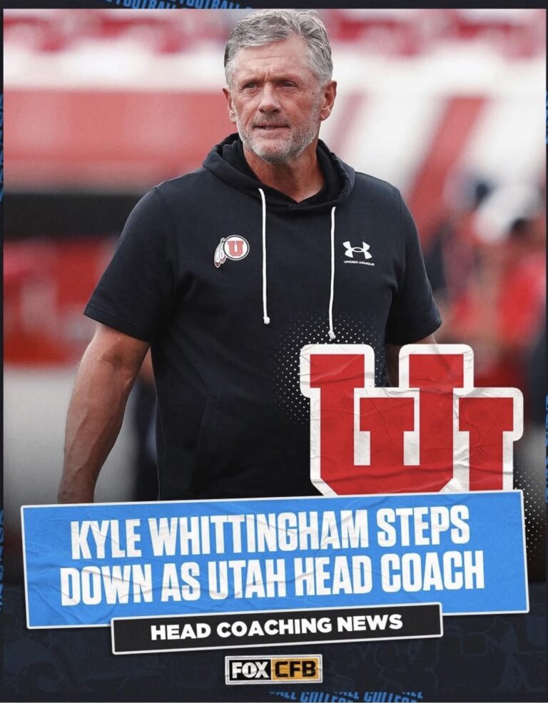 Kyle Whittingham has announced he will step down as the head coach of the Utah Utes…