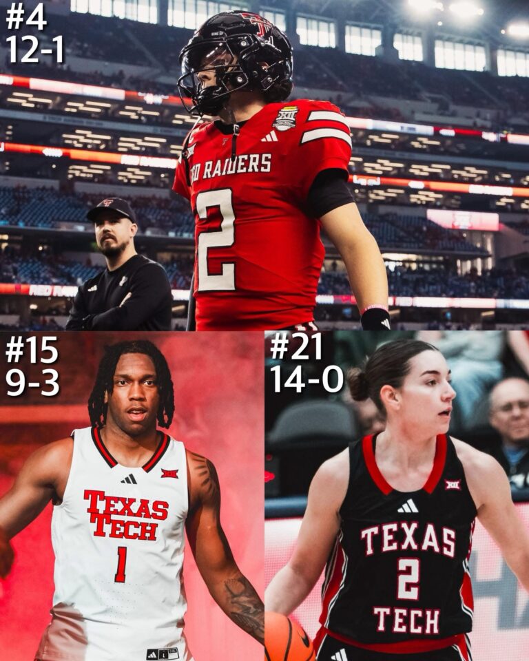Texas Tech Makes History Across the Big Three Sports…