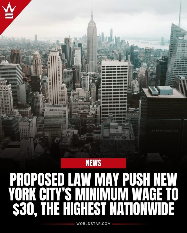 New York City Council Proposes Plan to Raise Minimum Wage to $30 an Hour by 2030…