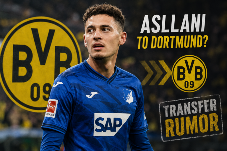 Transfergerüchte nehmen Fahrt auf: Steht Borussia Dortmund vor einer spektakulären Verpflichtung von Fisnik Asllani? Das steckt wirklich hinter den Wechselgerüchten
