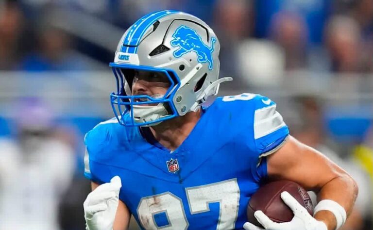 Detroit Lions’ Sam LaPorta Urges NFL and Sheila Hamp to Improve Ford Field Turf, Says Player Safety Must Come First…