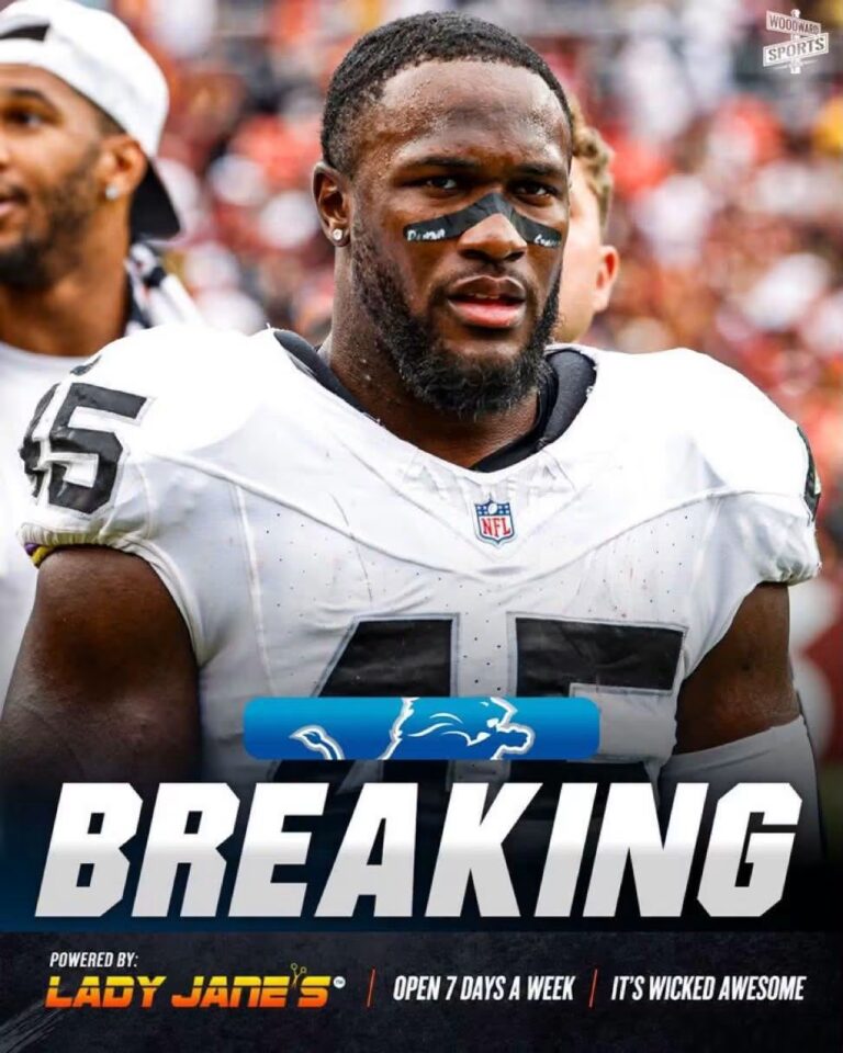 BREAKING: Detroit Lions Sign Former All-Pro Linebacker Devin White to One-Year Deal…
