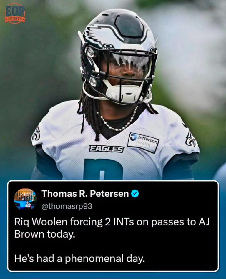 SHOCKING: RIQ WOOLEN TURNS THE TABLES ON A.J. BROWN WITH PHENOMENAL DAY…