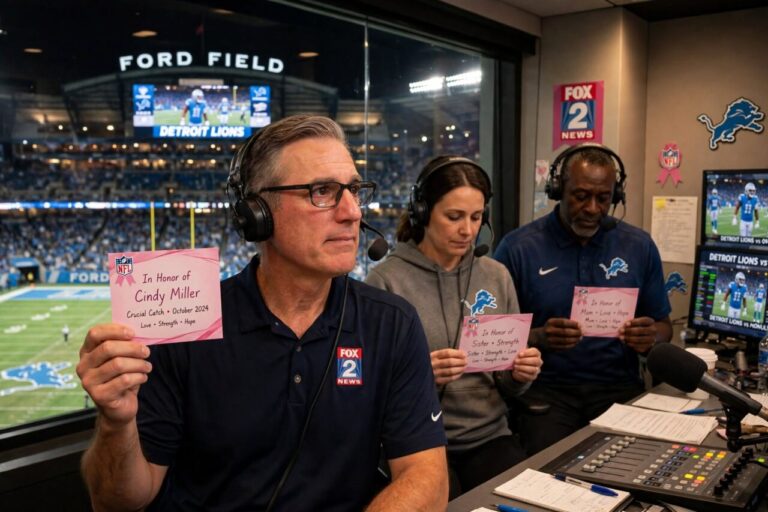 Lions Broadcaster Dan Miller Returns to Booth With Emotional Tribute to Late Wife Cindy During Crucial Catch Game