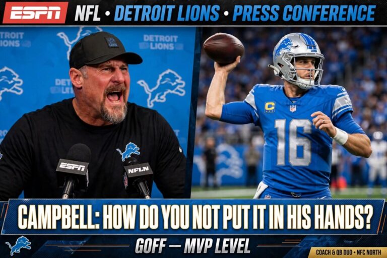 Dan Campbell: ‘How Do You Not Put It In His Hands?’