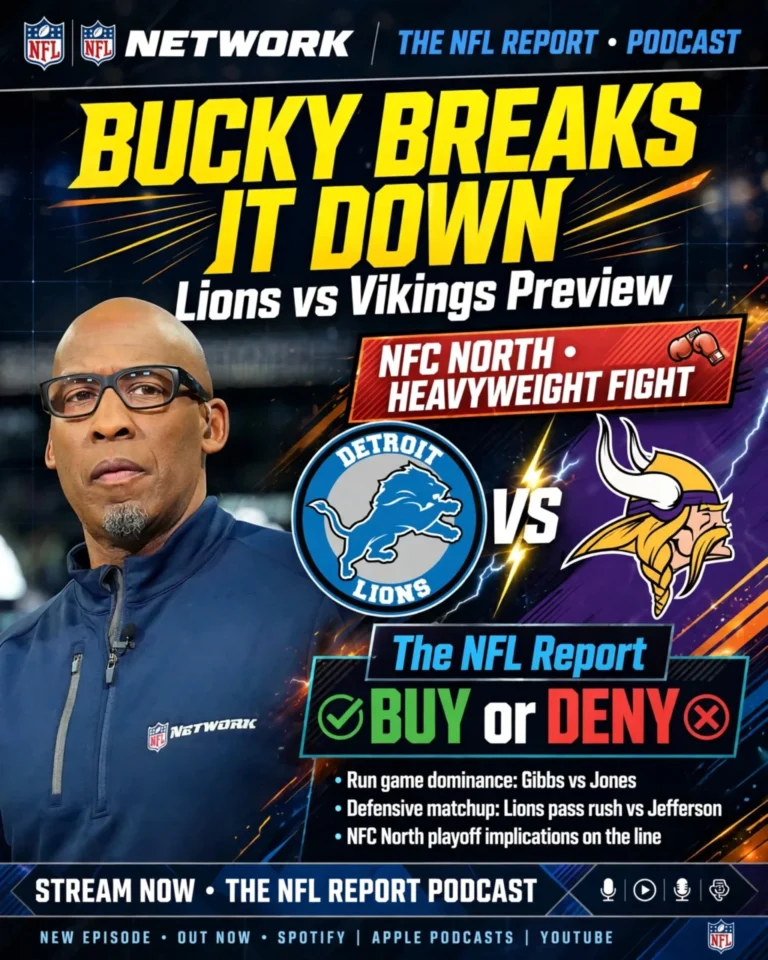 Bucky Brooks Breaks Down Lions vs. Vikings: NFC North Heavyweight Fight | The NFL Report